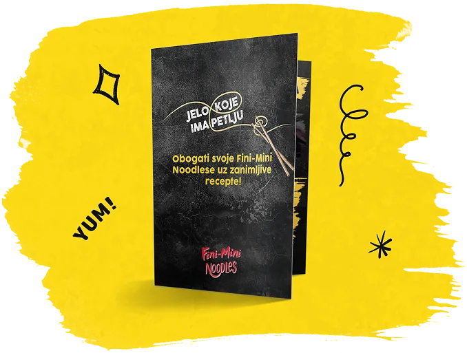 Fini-Mini Noodles letak s receptima